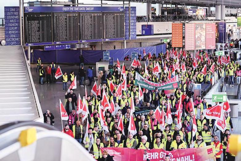 Strike At German Airports Halts Most Flights