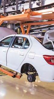 Auto street set for rough ride