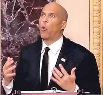 Cory Booker rants against Trump for over 25 hours