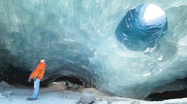 Riddled with holes, Switzerland's glaciers starting to resemble Swiss cheese
