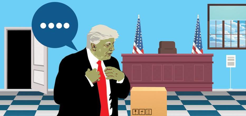 Tariffs and the chicken-out game