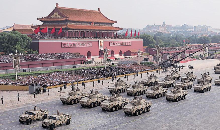 China shows off military might, with a stern message from Xi