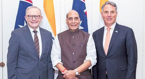 India, Australia sign 3 defence pacts
