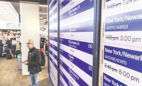 Hundreds of US flights cancelled amid shutdown