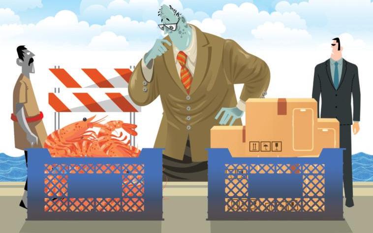 The 'shrimp vs smartphone' debate in trade