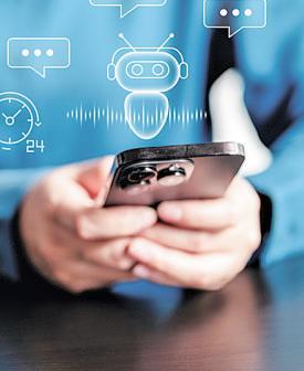 Up, close and personal: Why do AI chatbots use T'?