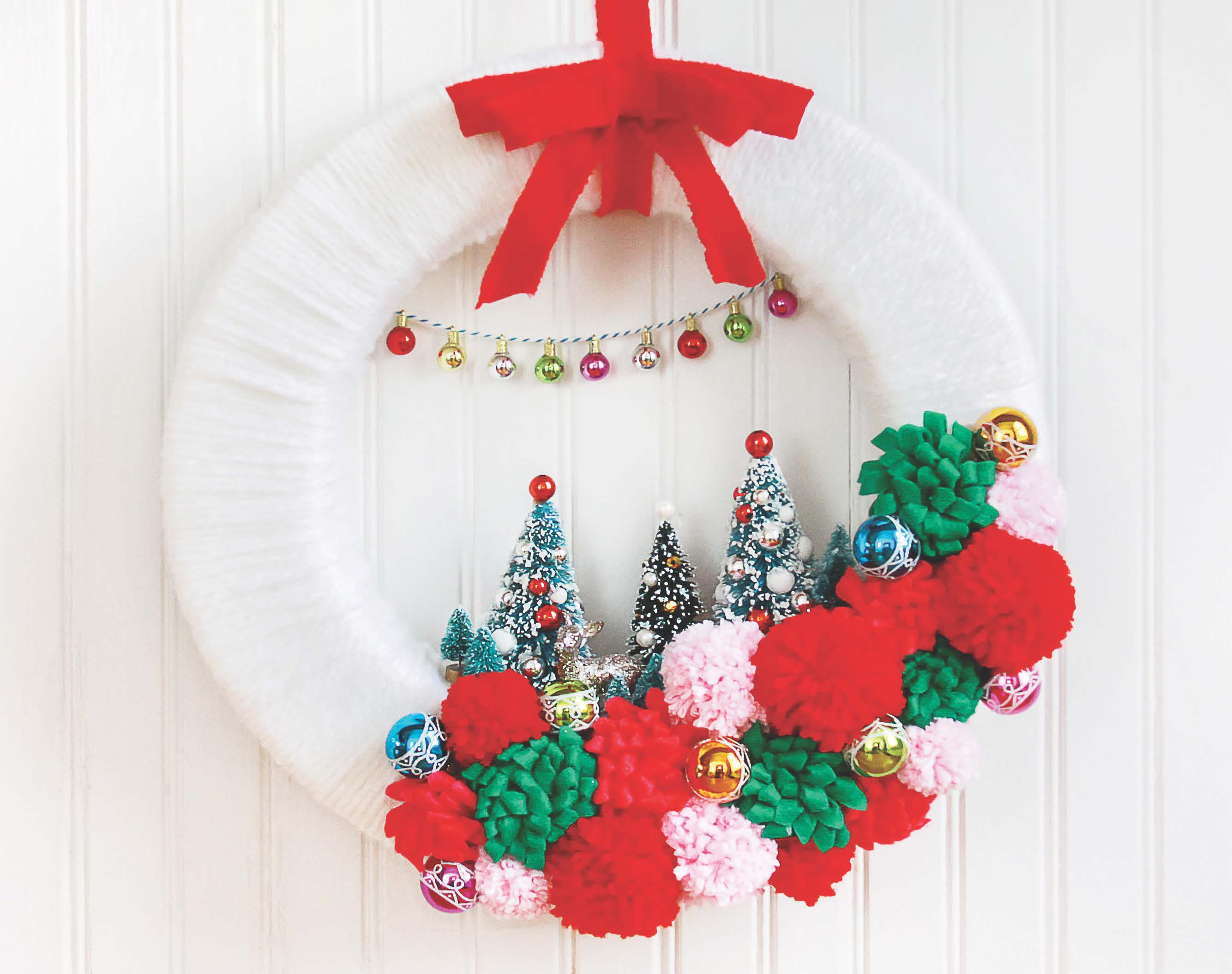 Vibrant WINTRY WREATH