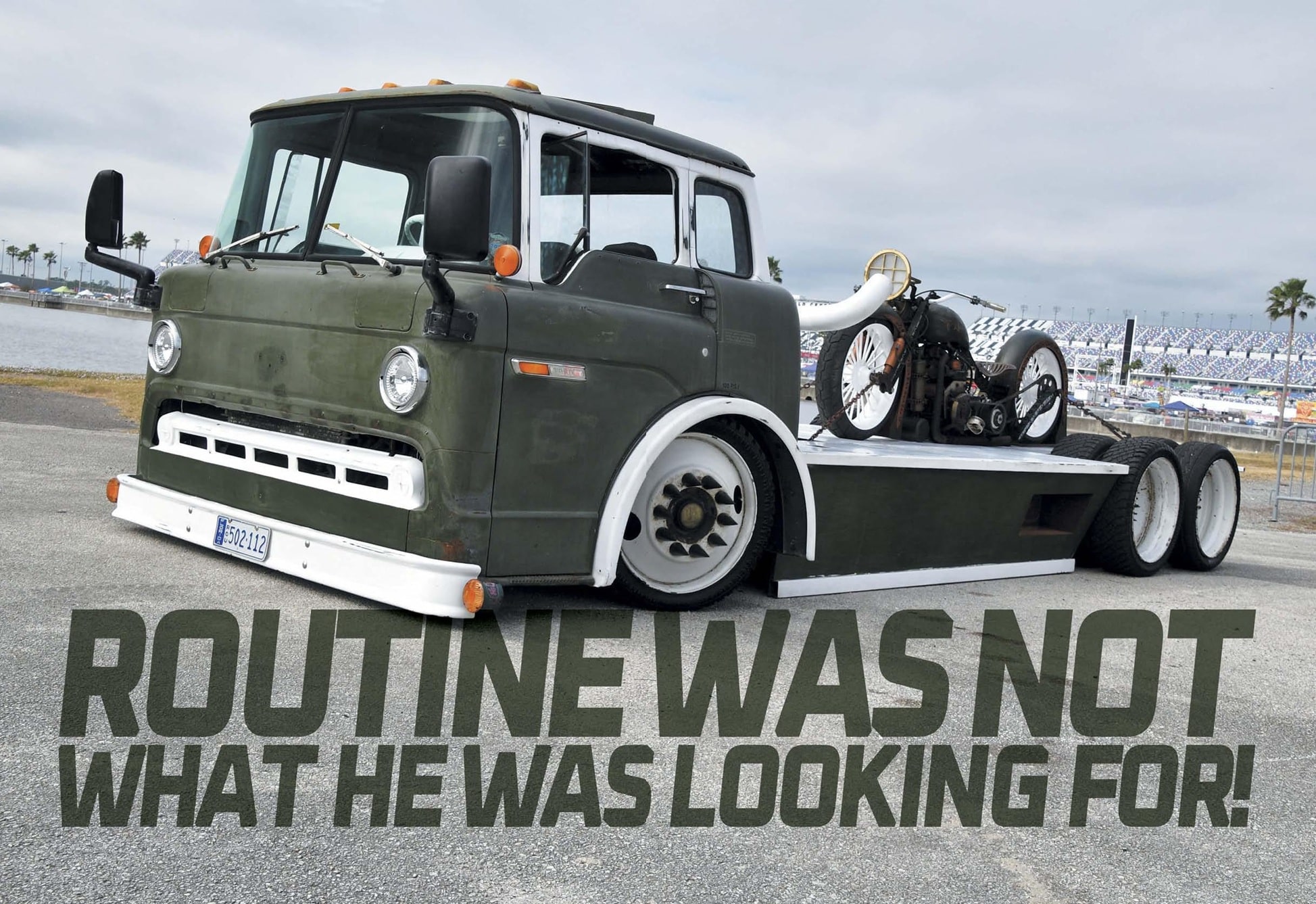ROUTINE WAS NOT WHAT HE WAS LOOKING FOR!
