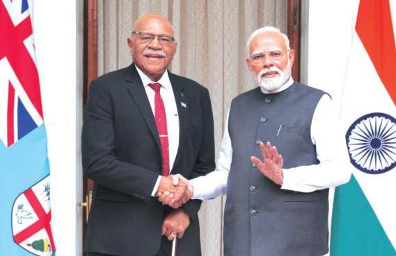 रक्षा सहयोग बढ़ाएंगे भारत और फिजी