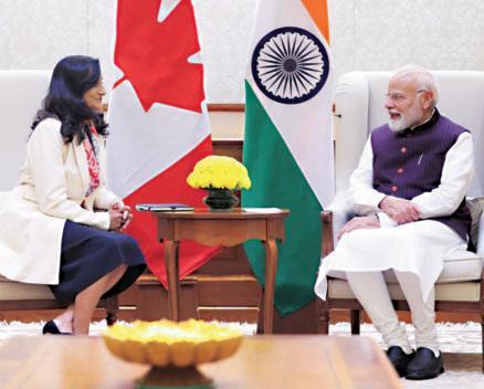 भारत और कनाडा ने की व्यापार पर बात
