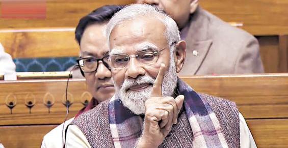 वंदे मातरम को कांग्रेस ने छोटा कियाः मोदी