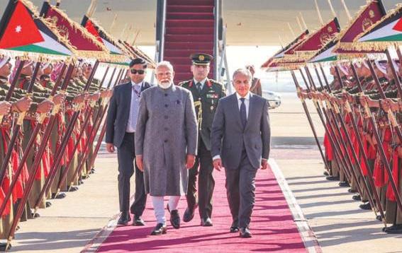 जॉर्डन पहुंचे मोदी, संबंध होंगे प्रगाढ़