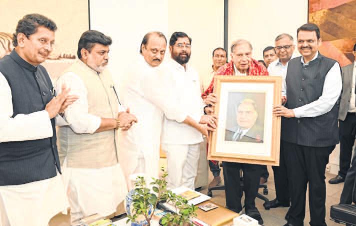 Ratan Tata Receives State S First Udyog Ratna Award