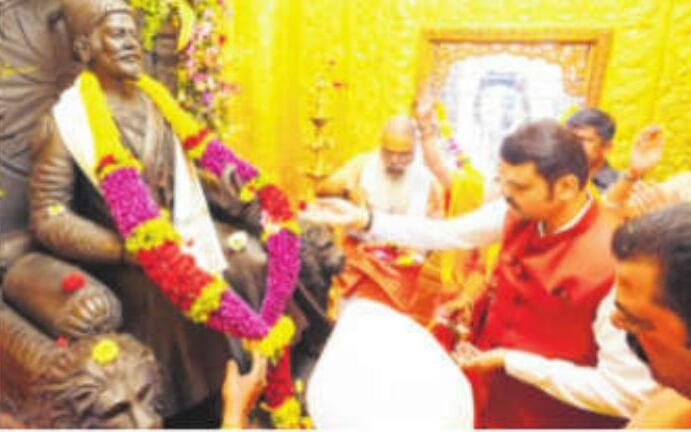 Maha's first temple for Shivaji Maharaj