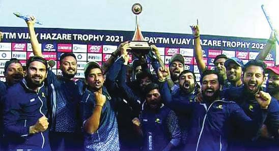 വിജയ് ഹസാരെ ട്രോഫി: ഹിമാചലിന് കന്നിക്കിരീടം