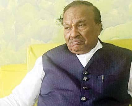 യുവ കരാറുകാരന്റെ ആത്മഹത്യ: രാജി പ്രഖ്യാപിച്ച് മന്ത്രി ഈശ്വരപ്പ