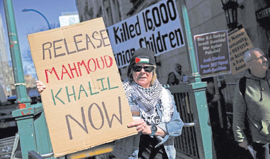 Palestinian behind Columbia protests faces deportation