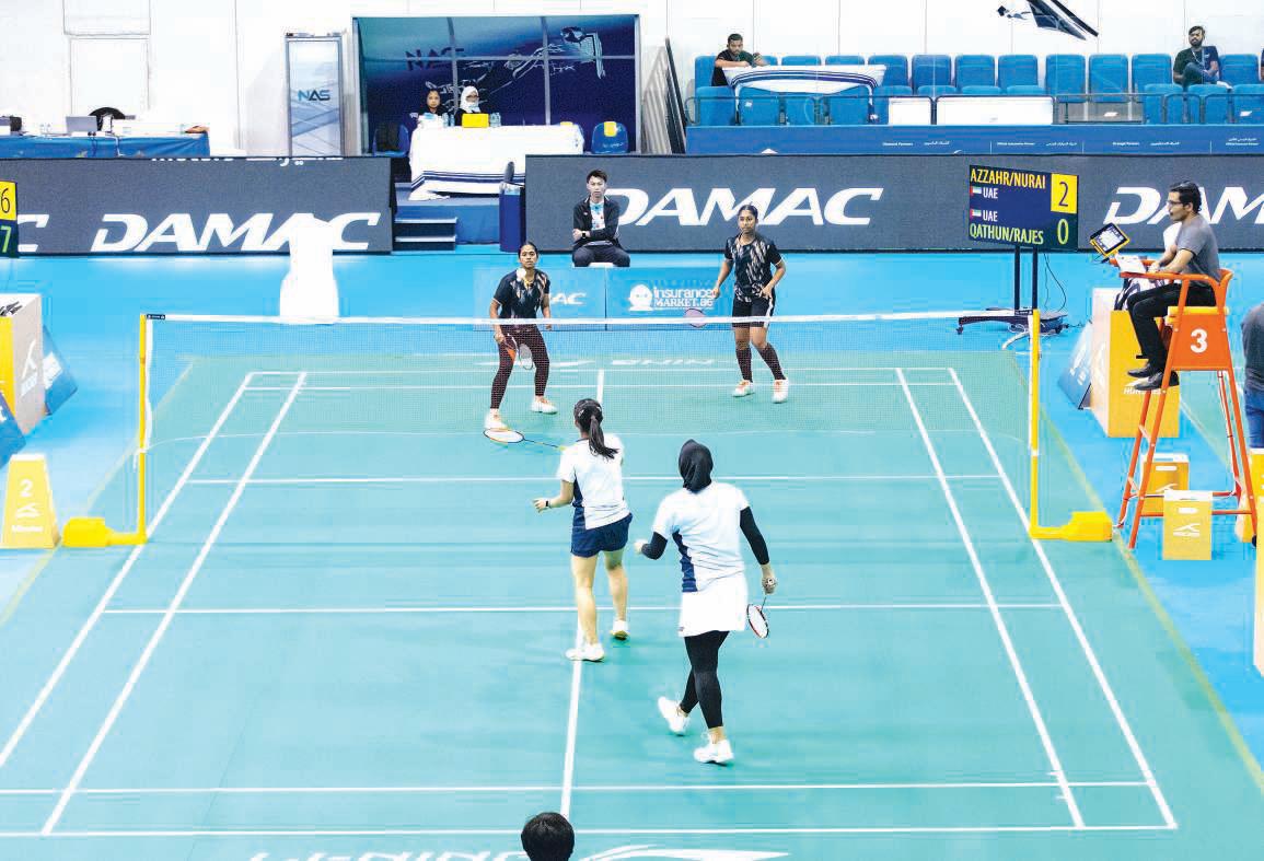 Al Nasr shuttlers dominate at 12th Nad Al Sheba Sports Tournament