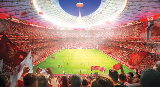 Man.United reveals plans for the 'world's greatest' soccer stadium
