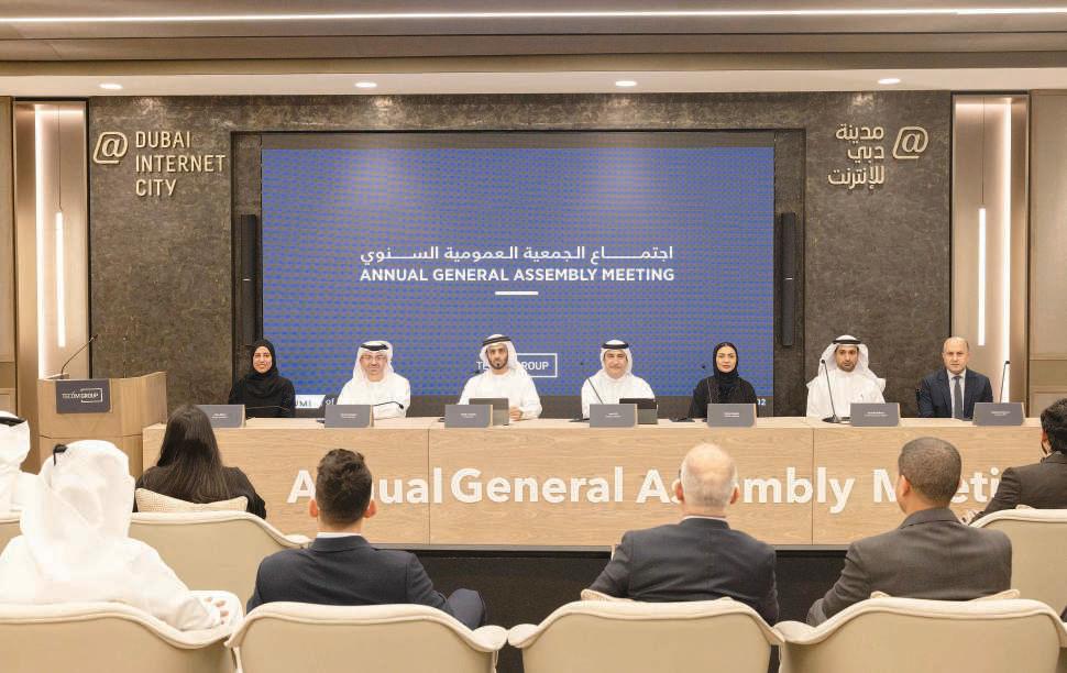 Tecom shareholders approve Dhs400m cash dividend for H2