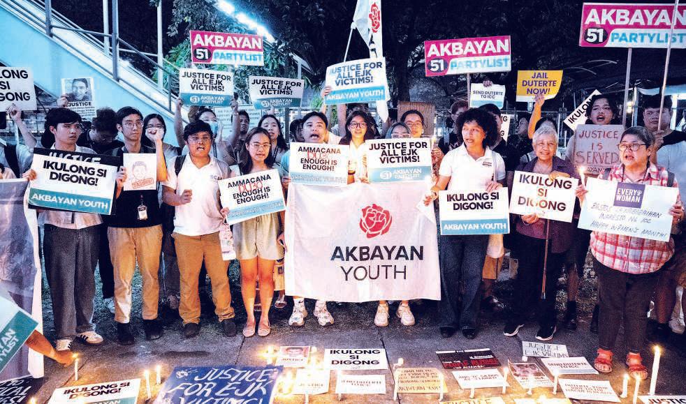 Tearful families of drug war victims hail Duterte's arrest