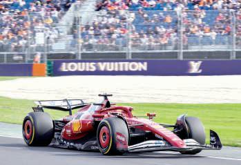 Leclerc puts team-mate Hamilton in shade at Australian Grand Prix practice session