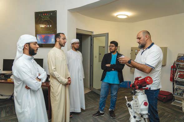 Sharjah drive tracks asteroids near the Earth
