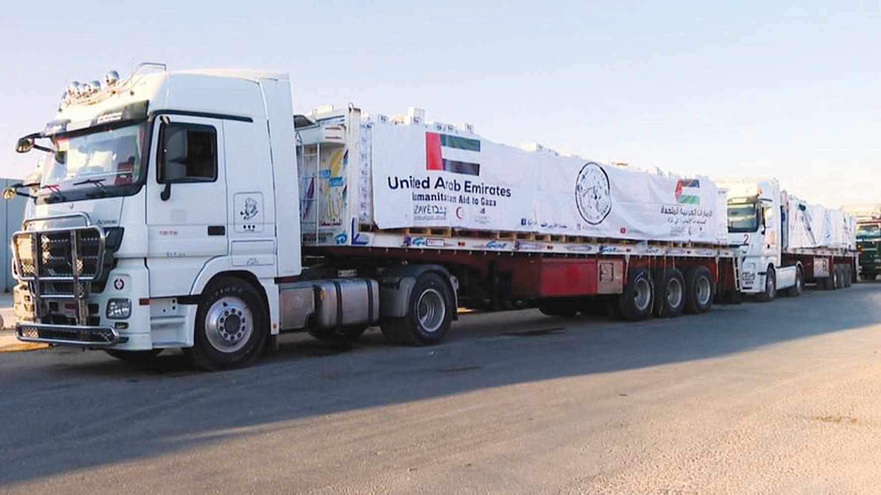 UAE completes 500 days of aid delivery in Gaza