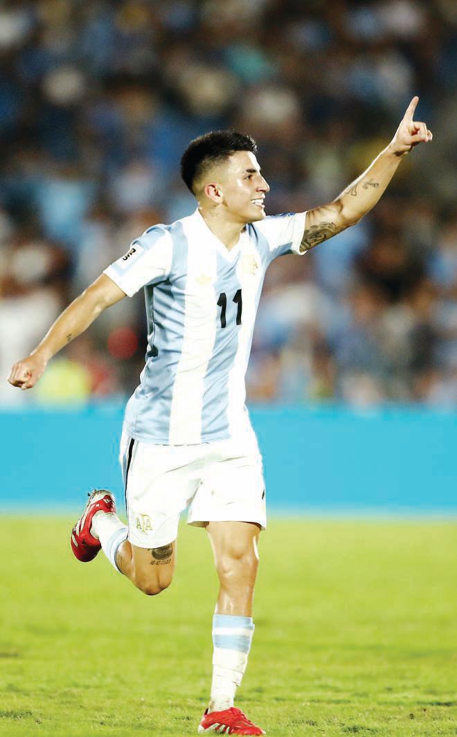 Scaloni pleased with Argentina depth after win over Uruguay without Messi