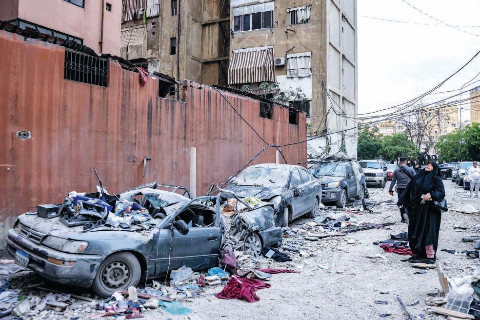 Four people killed as Israeli airstrike hits Beirut building