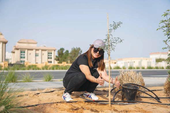 300 trees planted in Abu Dhabi’s Al Masar Park