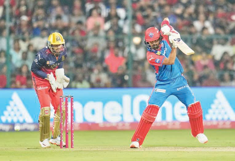 Rahul's unbeaten 93 guides DC to fourth straight victory