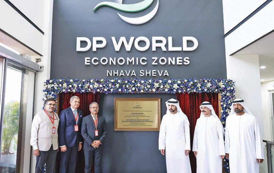 Hamdan inaugurates DP World’s Nhava Sheva Business Park in India