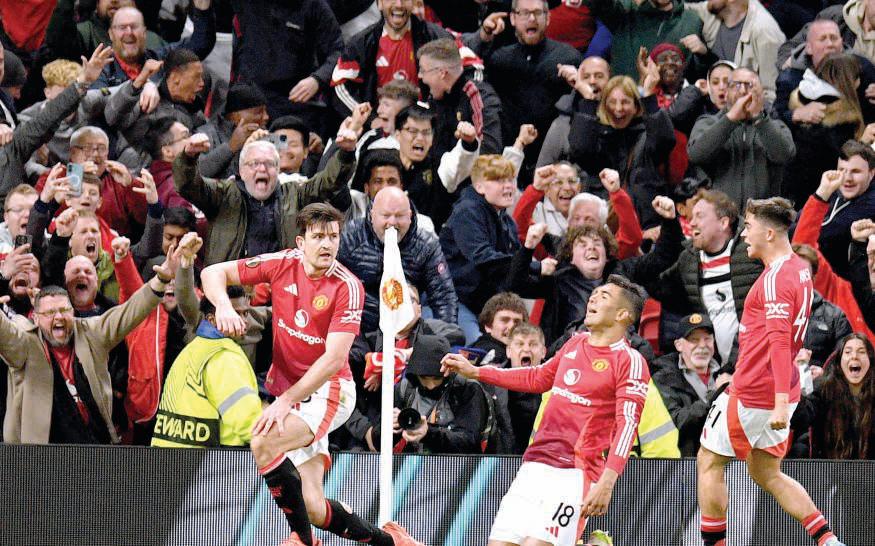 Utd beat Lyon in Europa epic as Spurs, Bilbao reach semis