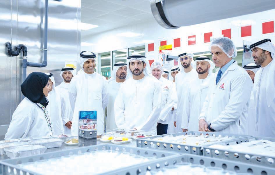 Hamdan commends Emirates Flight Catering role in Dubai's aviation sector