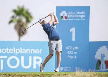 Porteous moves ahead at Abu Dhabi Challenge
