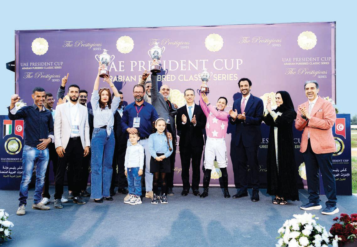 Nafe'eh wins UAE President's Cup for Purebred Arabian Horses opener in Tunisia