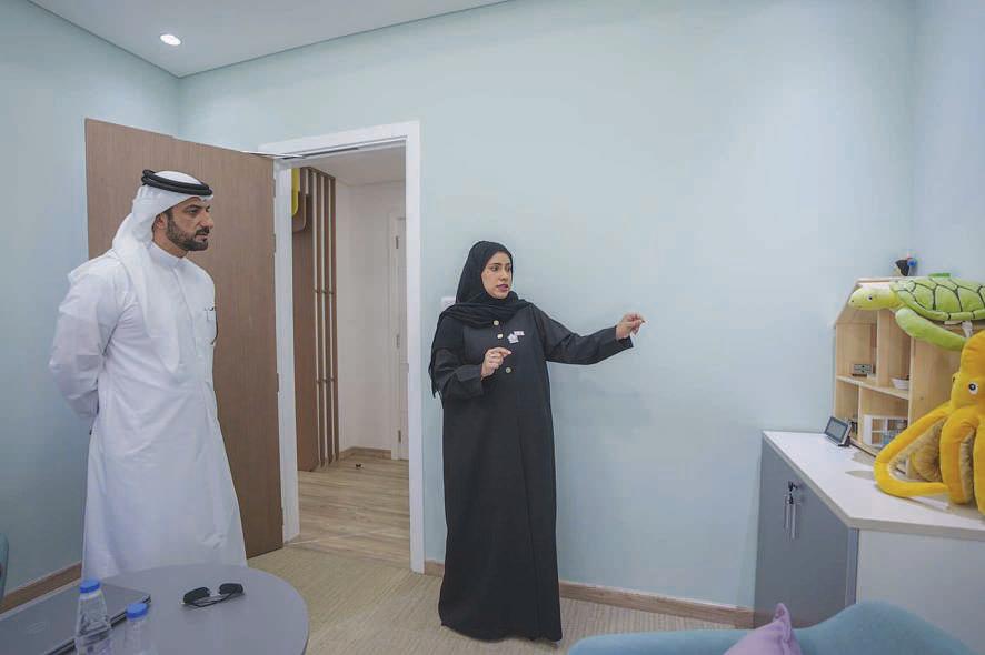 Sultan Bin Ahmed visits ‘Kanaf’ centre in Sharjah
