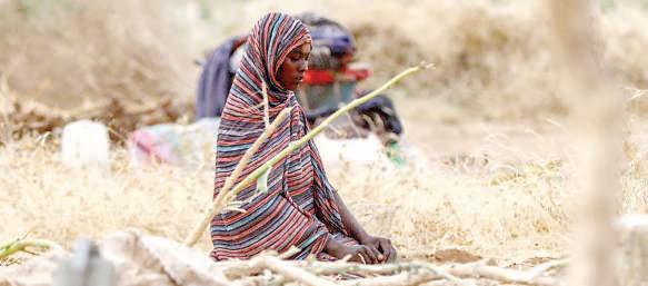 Displaced Sudanese go hungry in refugee town