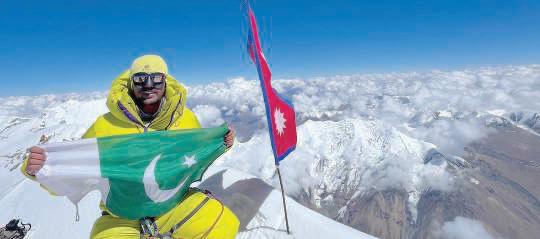 Sajid climbs Dhaulagiri peak without oxygen