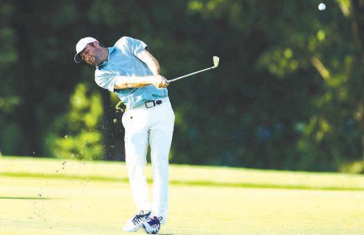 Top-ranked Scheffler storms into three-shot lead at PGA Championship