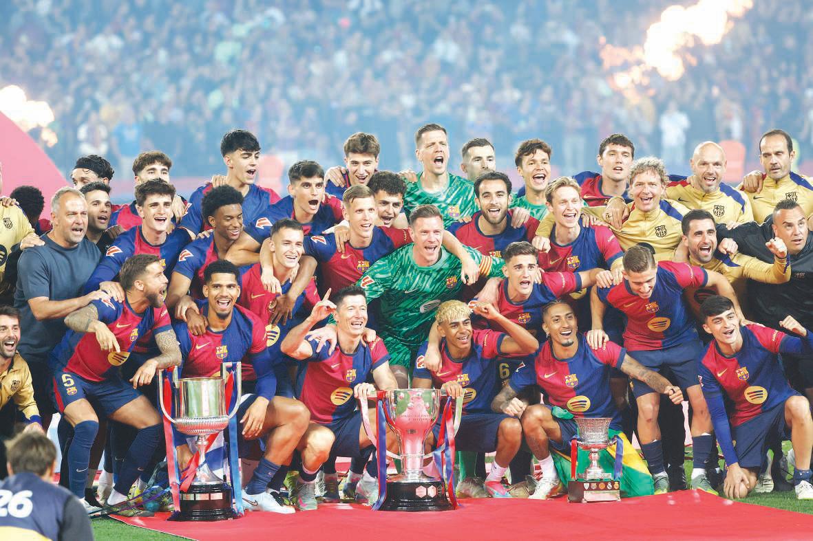 Villarreal stun Barcelona to dampen title celebrations