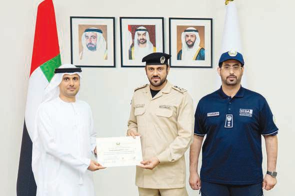 Emirati honoured for saving two from fire