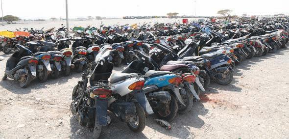RAK seizes 491 bikes in 10 days for violations