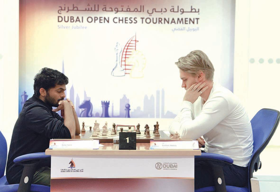 Krishna beats holder Muradli, goes on top in Dubai chess tourney