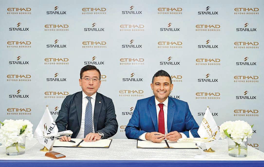 Etihad Airways, STARLUX Airlines sign codeshare partnership deal