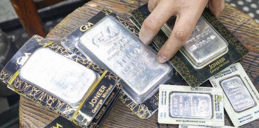Silver touches over 13-year high