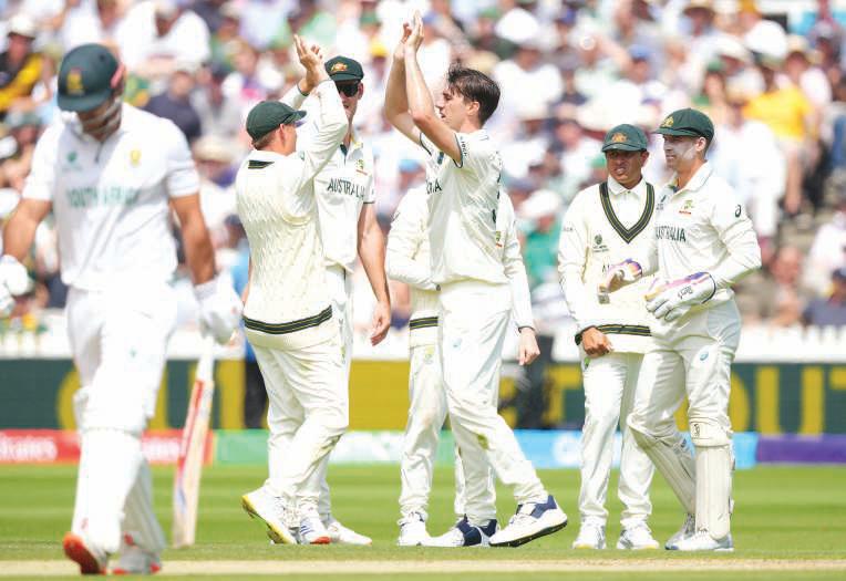 Australia hold upper hand as bowlers dominate at WTC final