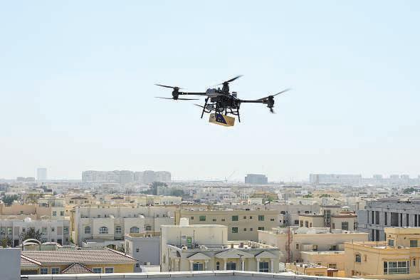 First trial of drone parcel delivery held
