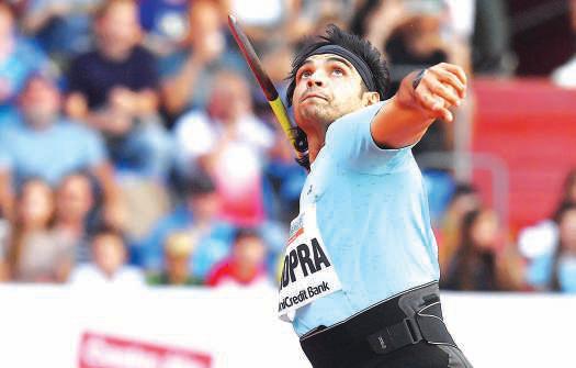 India’s Neeraj stars at Ostrava Golden Spike meet with a throw of 85.29m